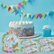 96 Pcs Beach Party Supplies Paper Plates Napkins Summer Beach Hawaiian Pool